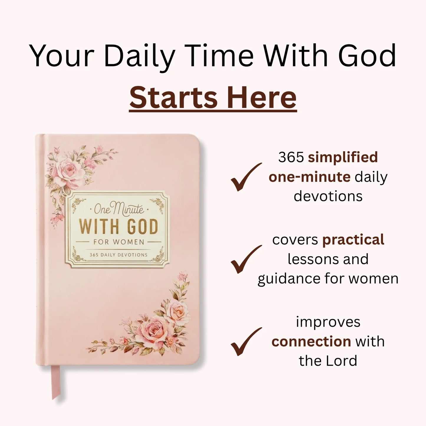 One Minute With God for Women - 365 Devotions For Women