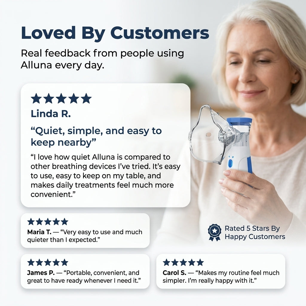 Alluna AeroCare™ - Portable Mesh Nebulizer
